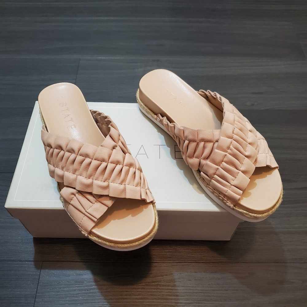 1. STATE Salyn New Ceramic Rio Nubuck Sandals Pe